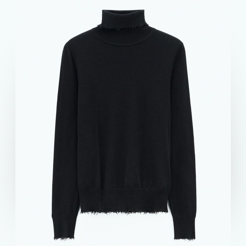 Filippa K Black Turtleneck Sweater